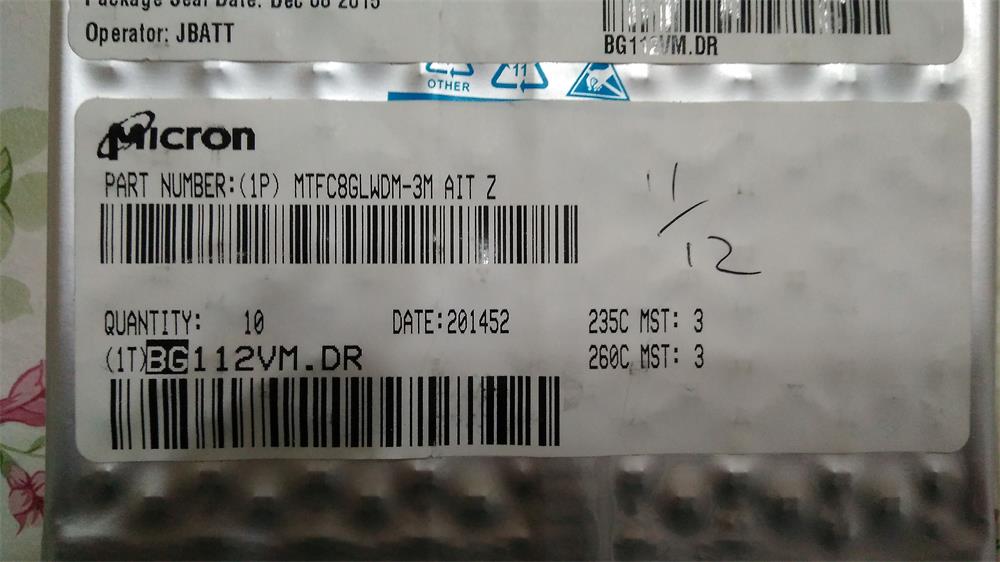 MTFC8GLWDP-3M AIT Z MICRON(图1)